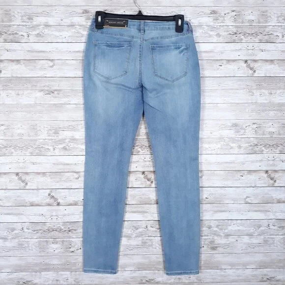 Refuge Womens Jeans Size 2 Skintight Legging Stretch Blue 2 - Picture 2 of 5